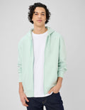 Sweat zippé à capuche - 1