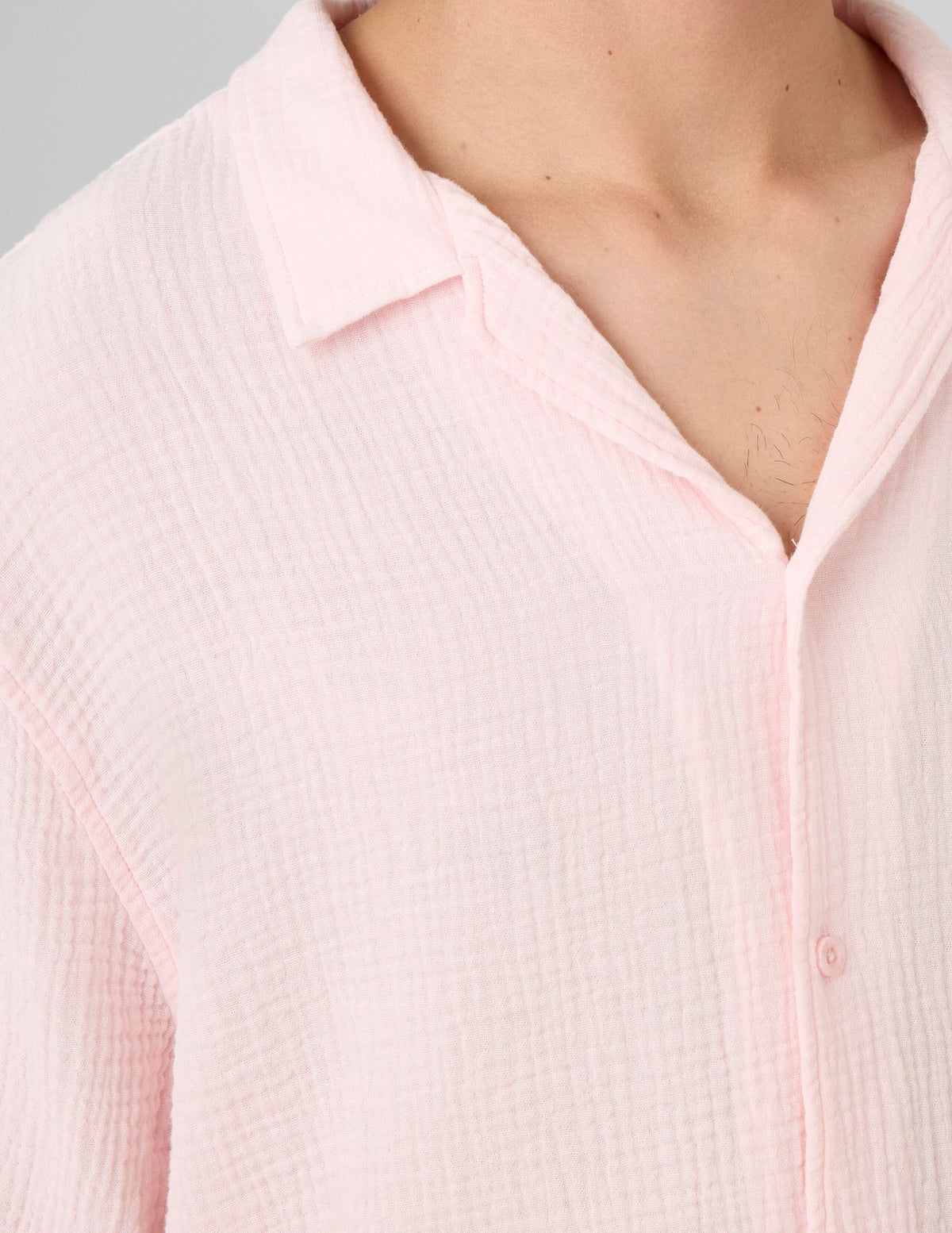 Chemise manches courtes gaze de coton - 2