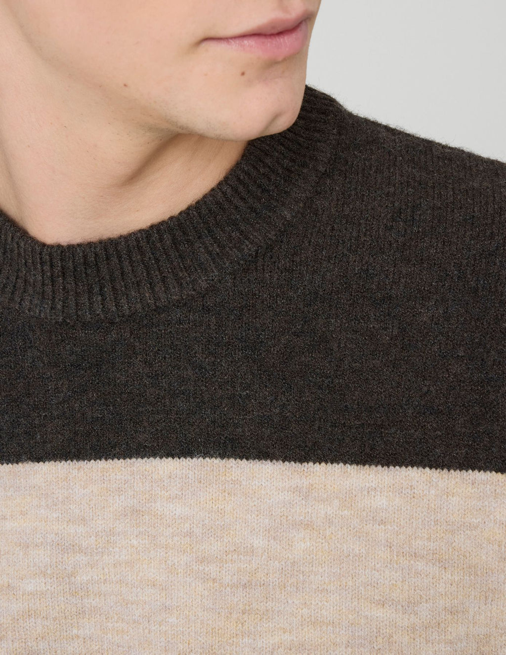 Pull col rond maxi rayures - 2