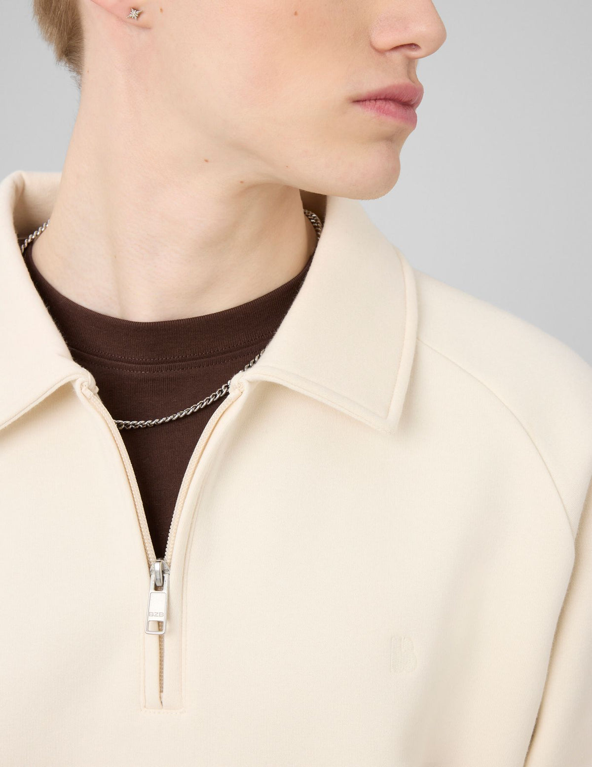 Sweat col polo zippé - 2