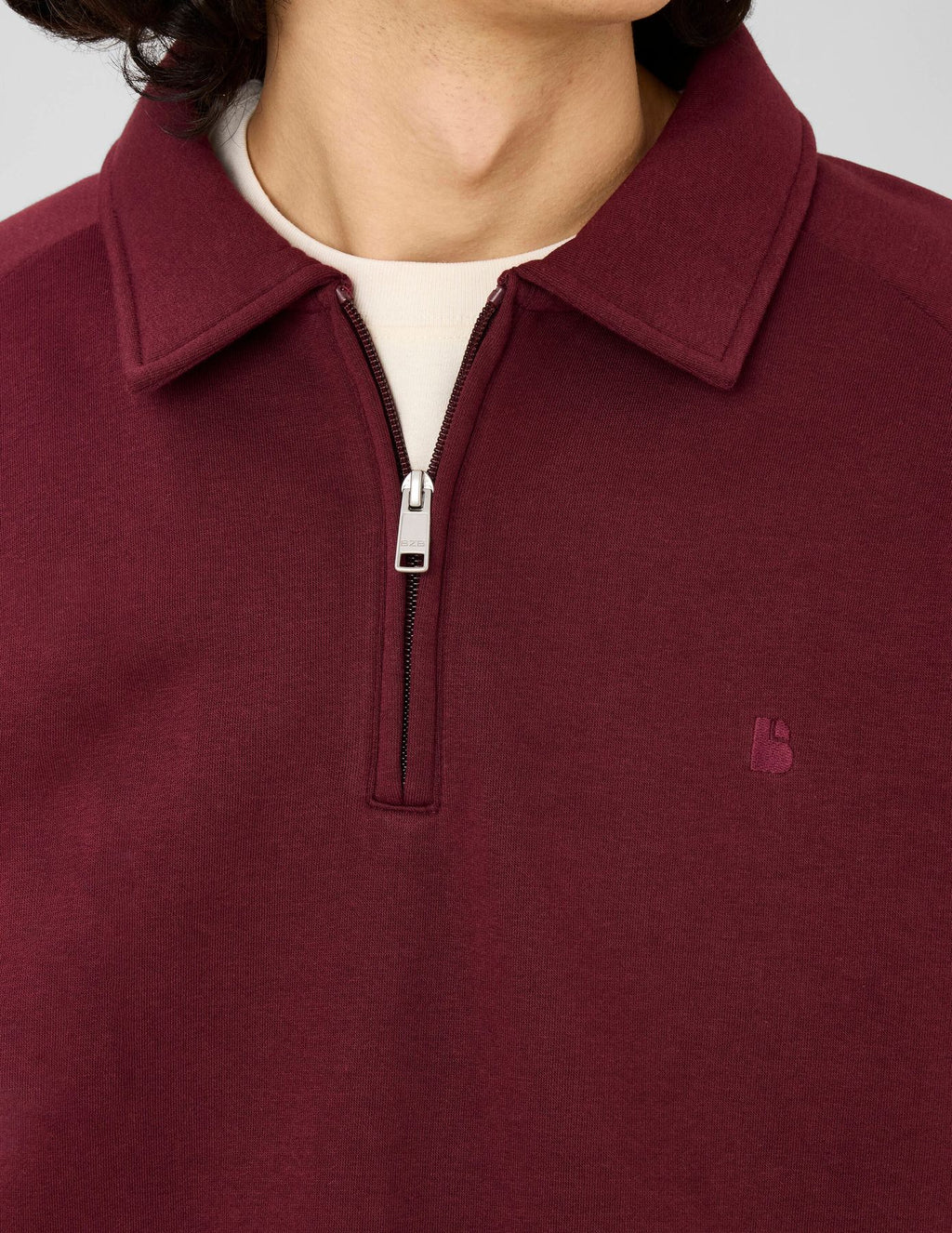 Sweat col polo zippé - 2