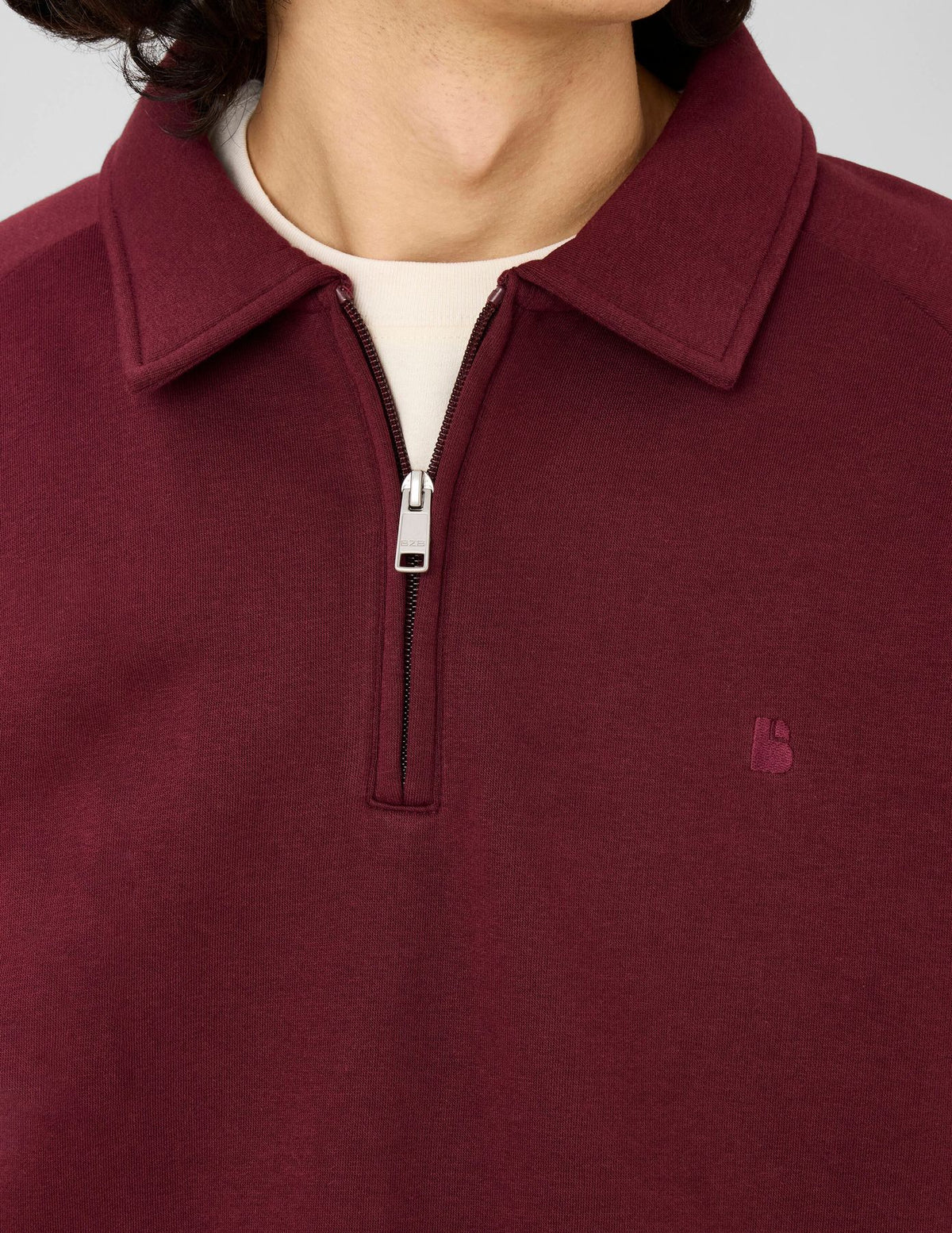 Sweat col polo zippé - 2