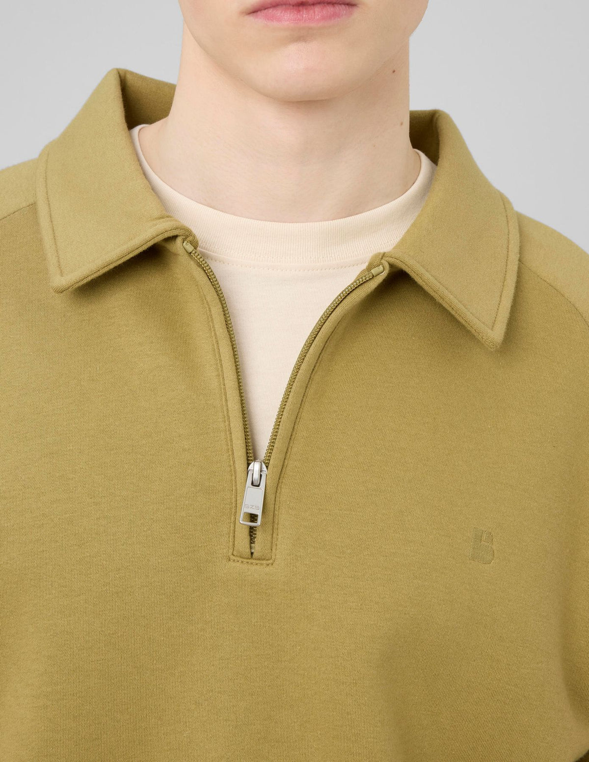 Sweat col polo zippé - 2