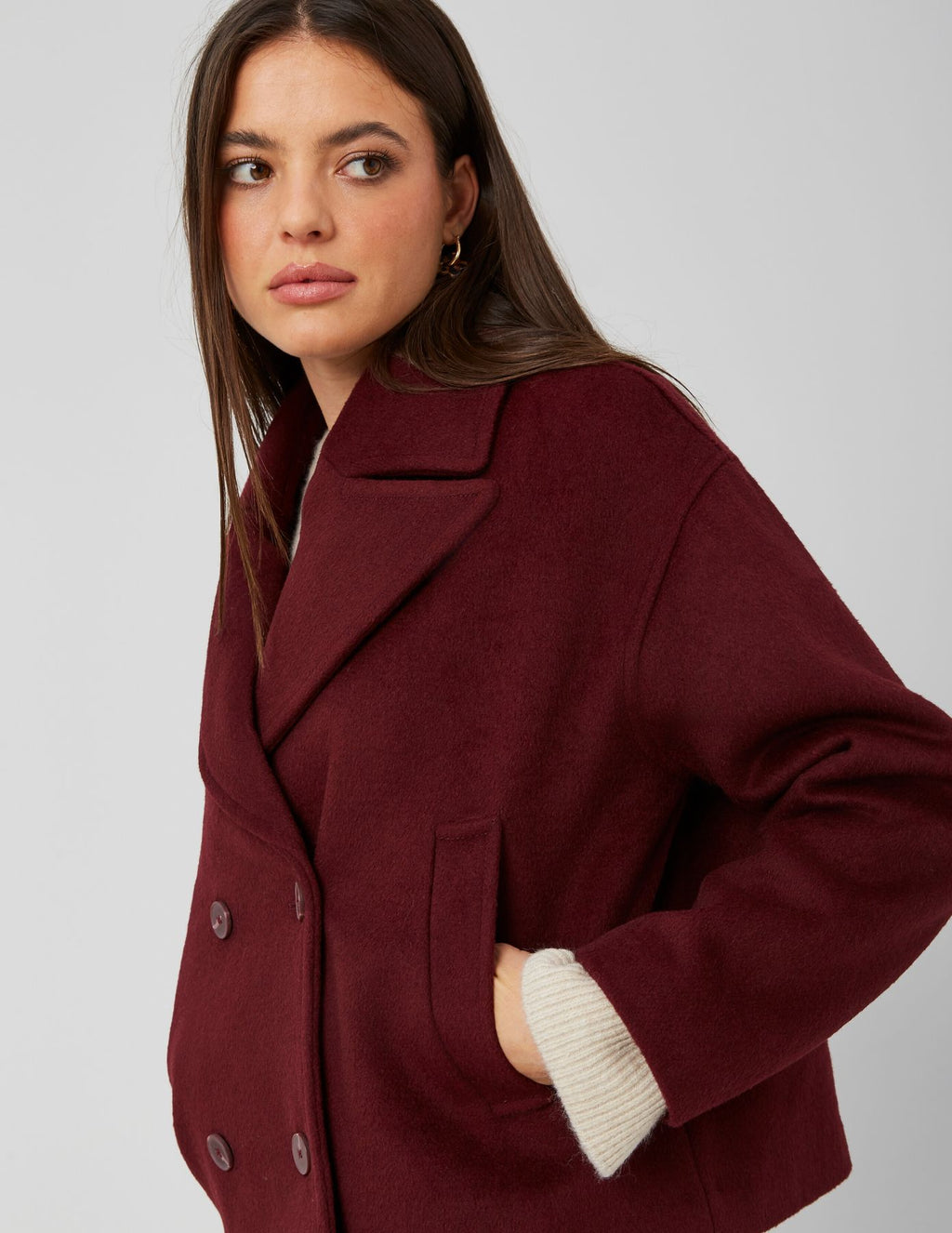 Manteau caban en laine premium - 2