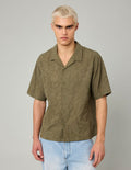 Chemise manches courtes brodée - 1
