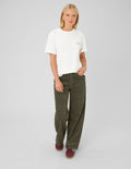 Pantalon wide leg velours - 1