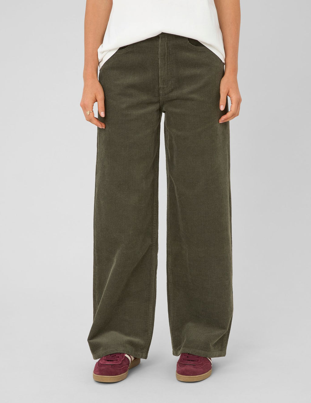 Pantalon wide leg velours - 2