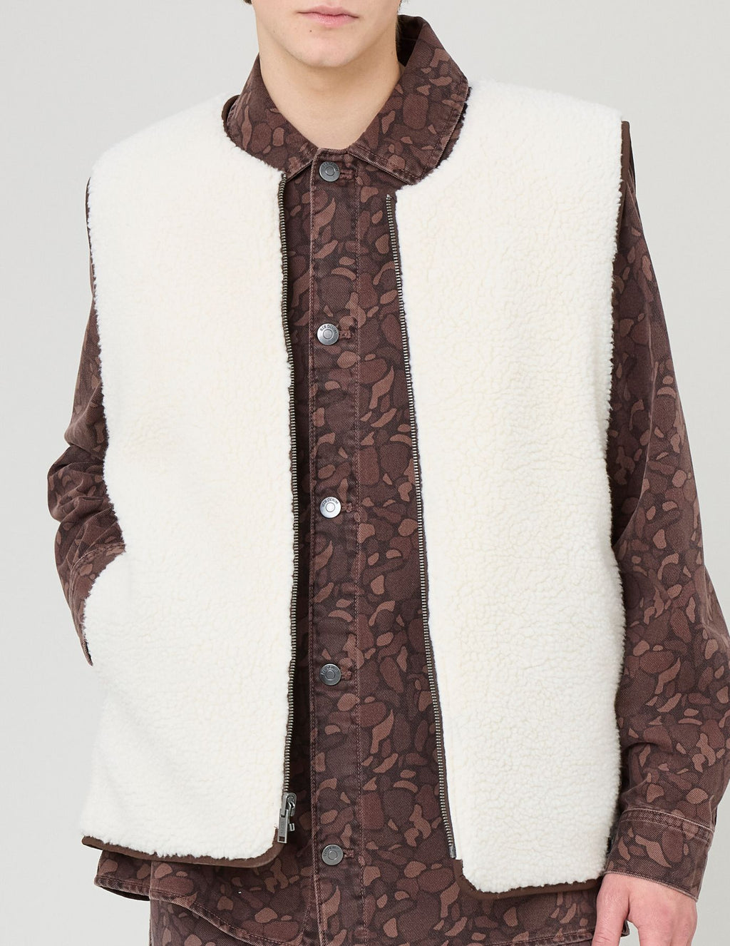 Blouson sans manches réversible - 1