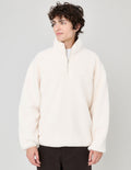 Sweat sherpa col montant zippé - 1