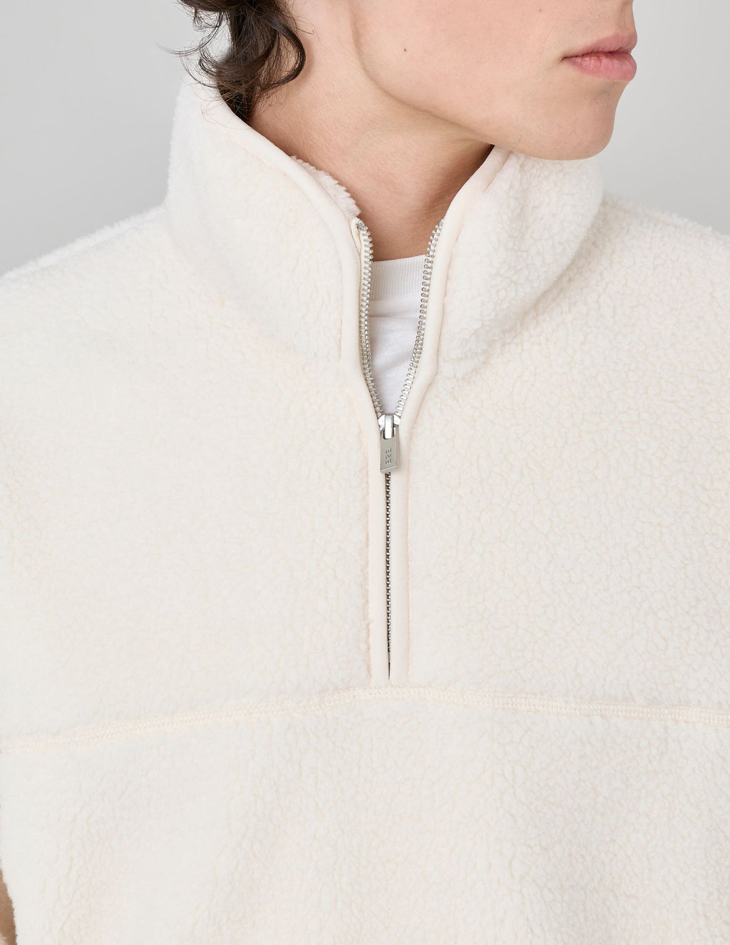 Sweat sherpa col montant zippé - 2