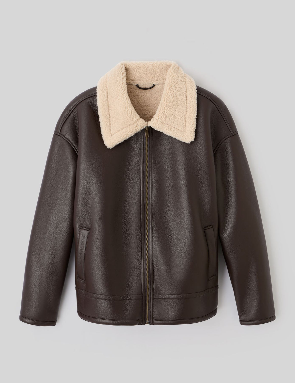 Blouson zippé col sherpa - 2