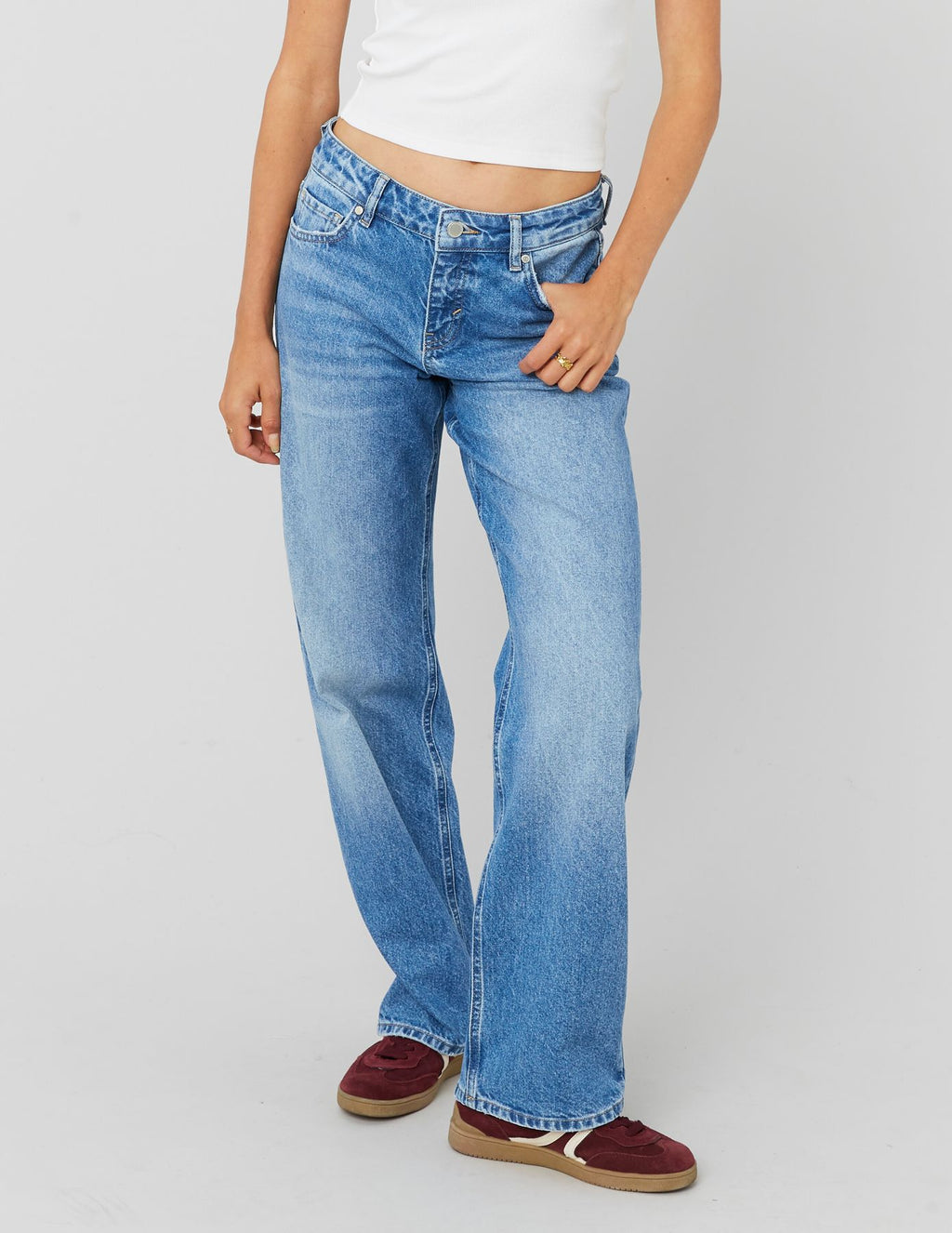 Jean straight taille basse - 2