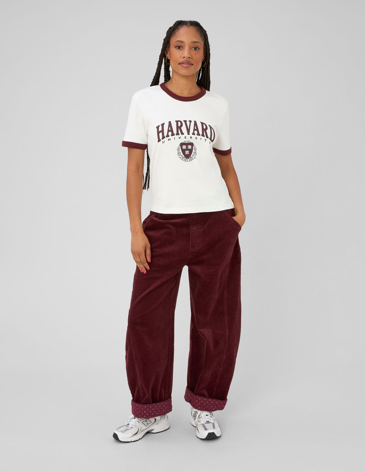 Pantalon balloon en velours - 2