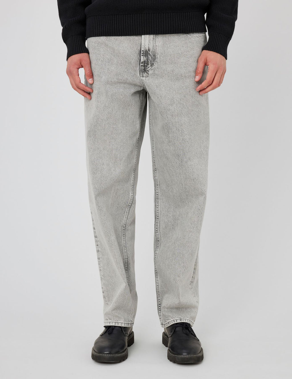 Jean loose gris clair - 2