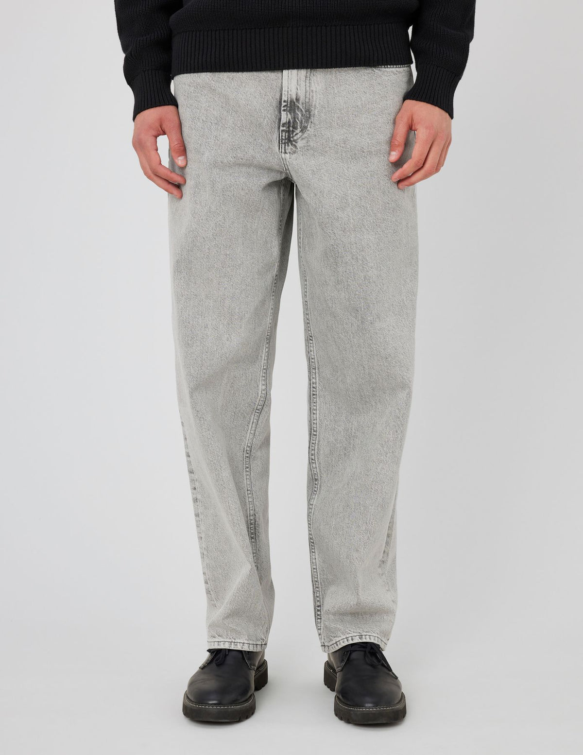 Jean loose gris clair - 2