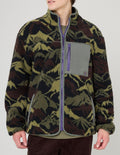 Blouson zippé imprimé sherpa - 1