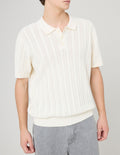 Polo maille fantaisie - 1