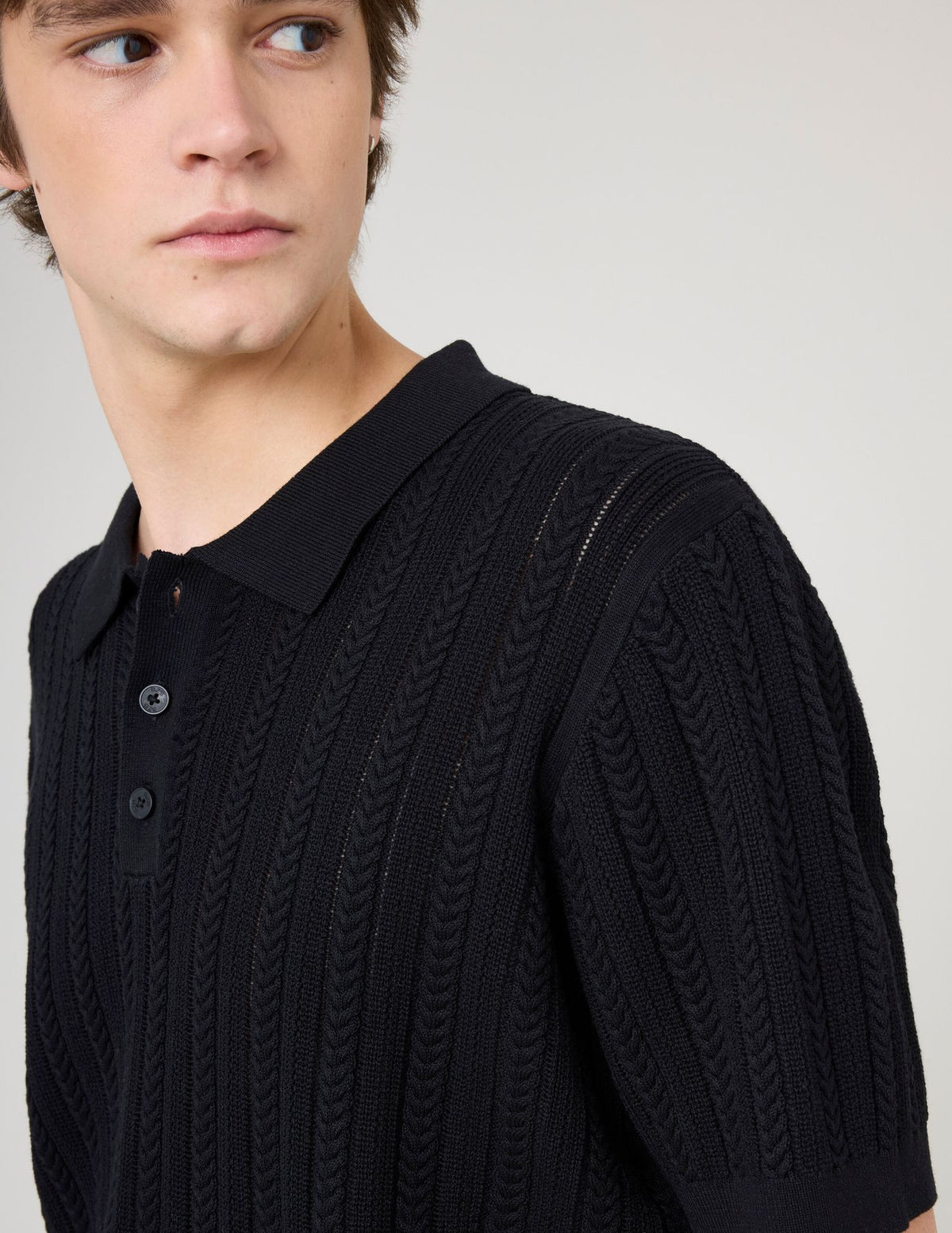 Polo maille fantaisie - 2