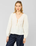 Blouse broderie 3D - 1