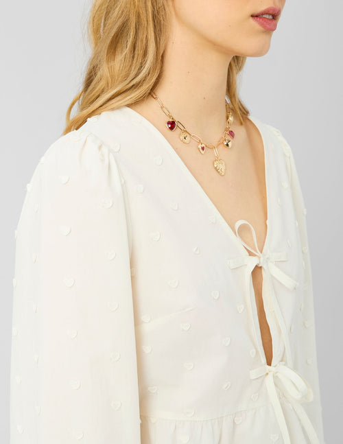Blouse broderie 3D - 2