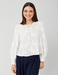 Blouse broderie 3D - 1