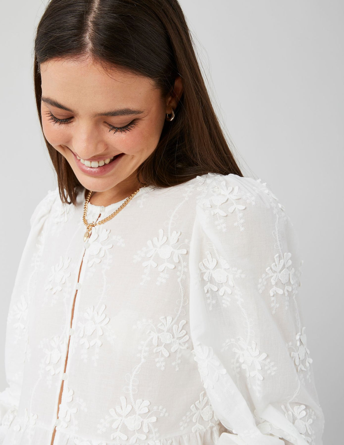 Blouse broderie 3D - 2