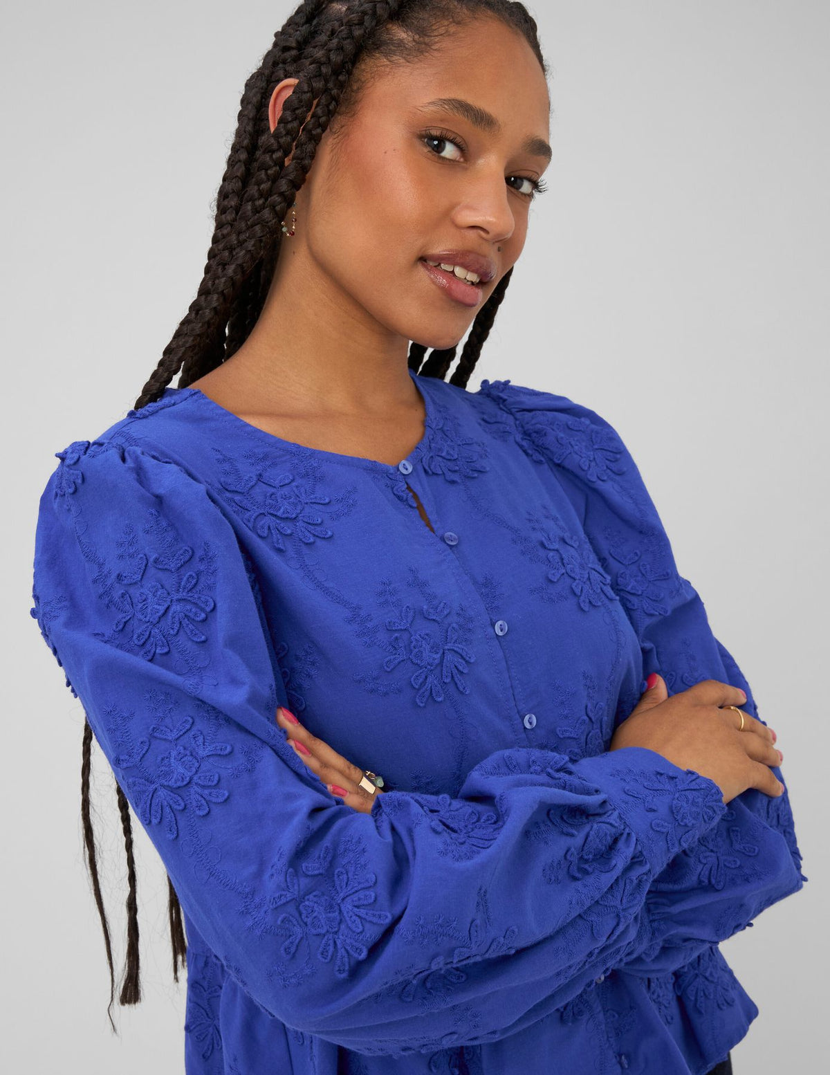 Blouse broderie 3D - 2