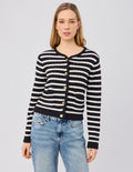 Gilet boutonné rayé - 1