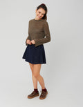 Jupe patineuse en tweed - 1