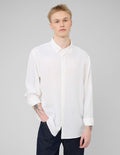 Chemise manches longues viscose lin - 1