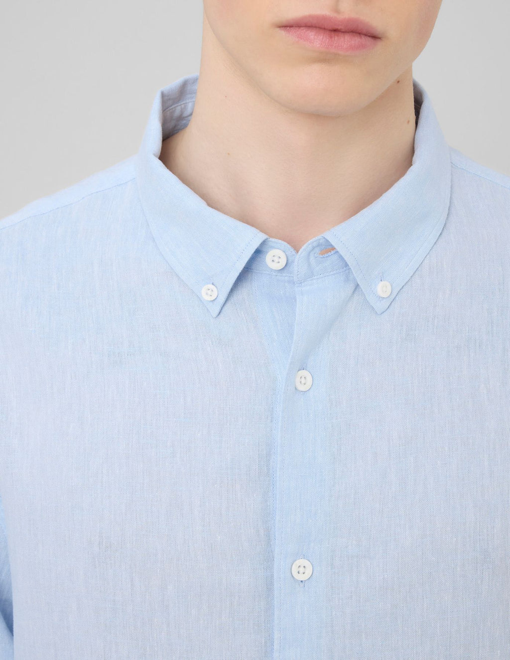 Chemise manches longues viscose lin - 2