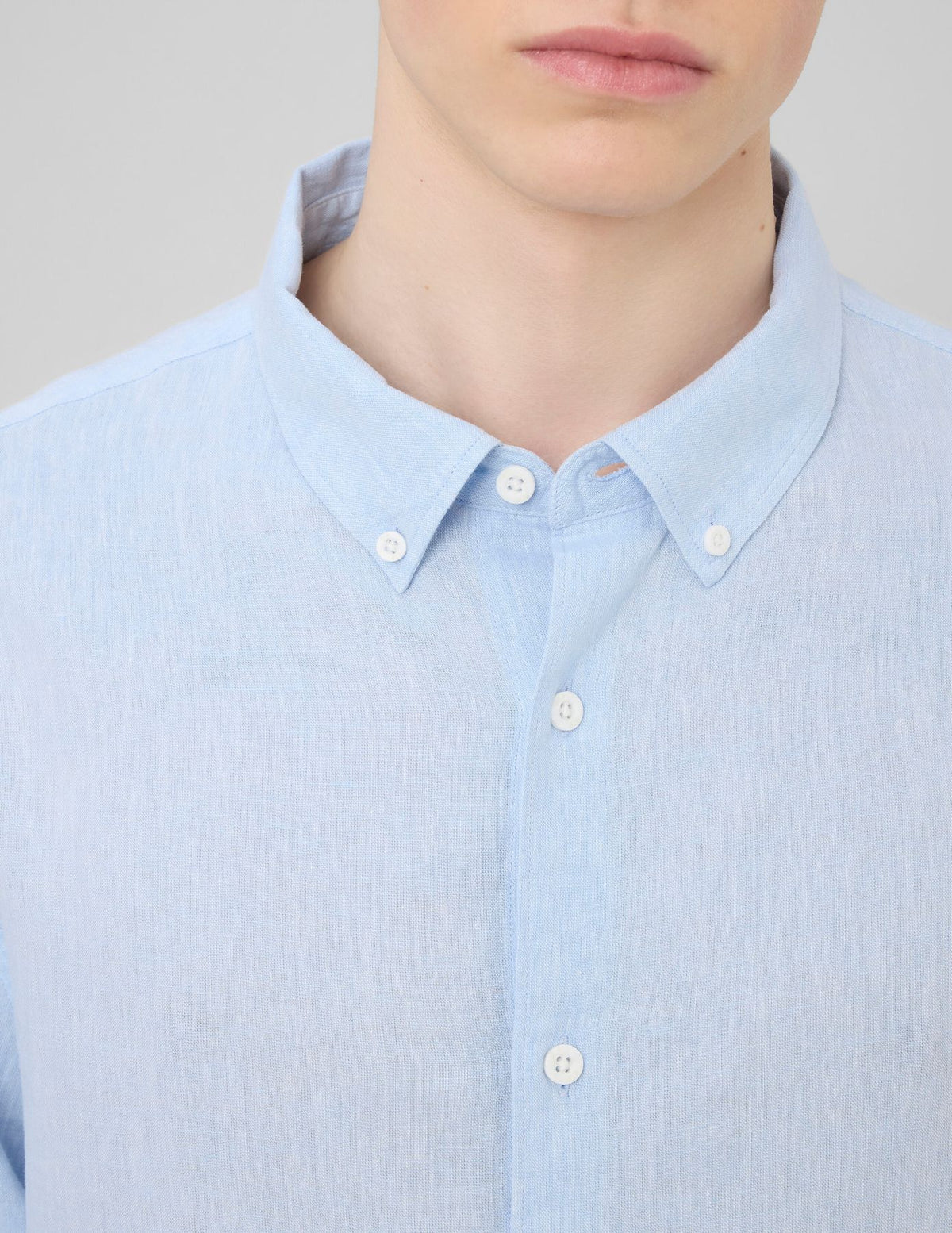 Chemise manches longues viscose lin - 2