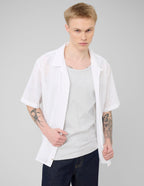 Chemise manches courtes ajourée - 1