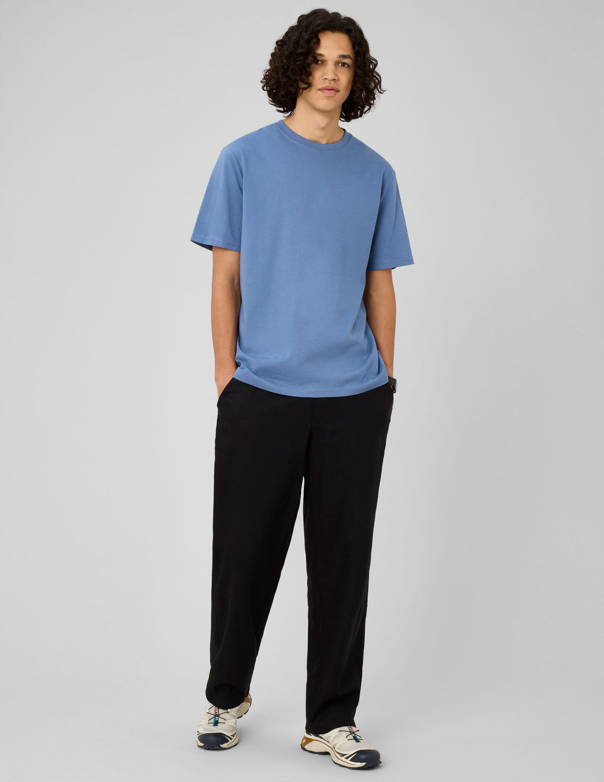 Pantalon de ville fluide viscose lin - 1