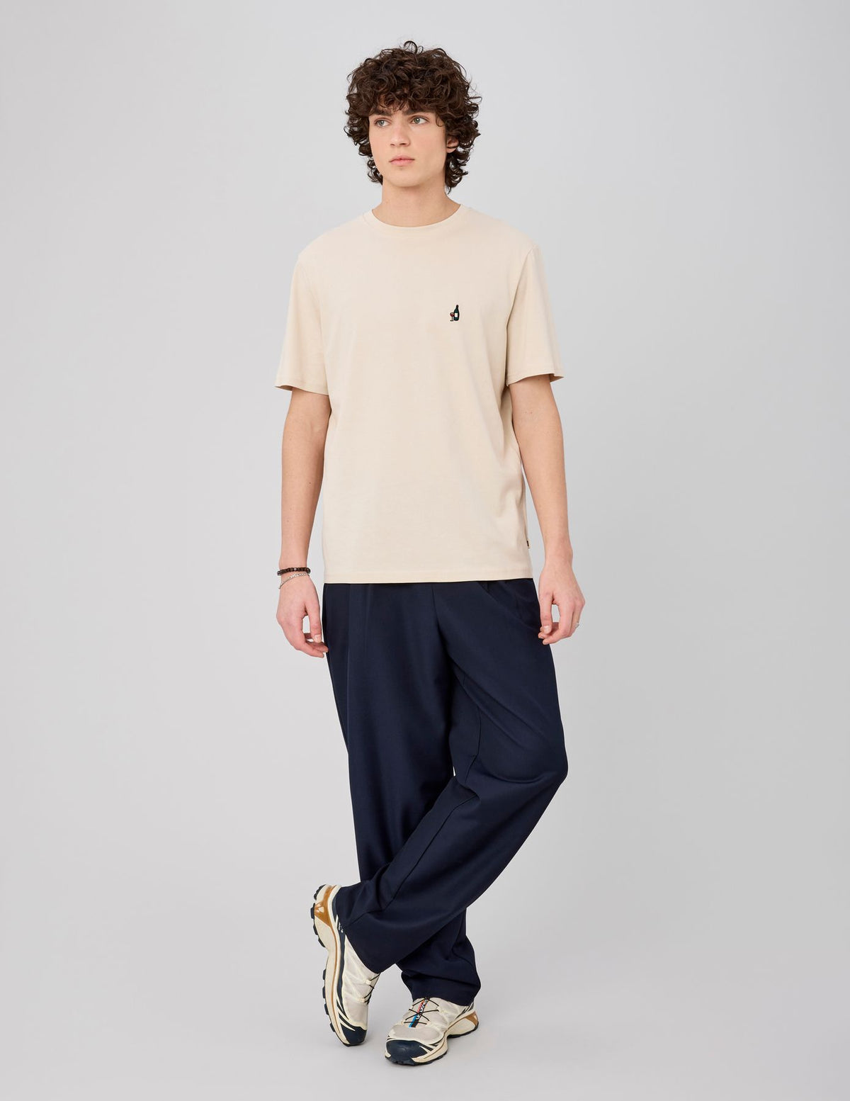 Pantalon fluide double pinces - 1
