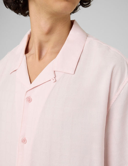 Chemise manches courtes matière fantaisie - 2
