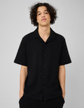 Chemise waffle manches courtes - 1