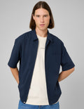 Chemise zippée manches courtes - 1