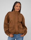 Blouson suédine - 1