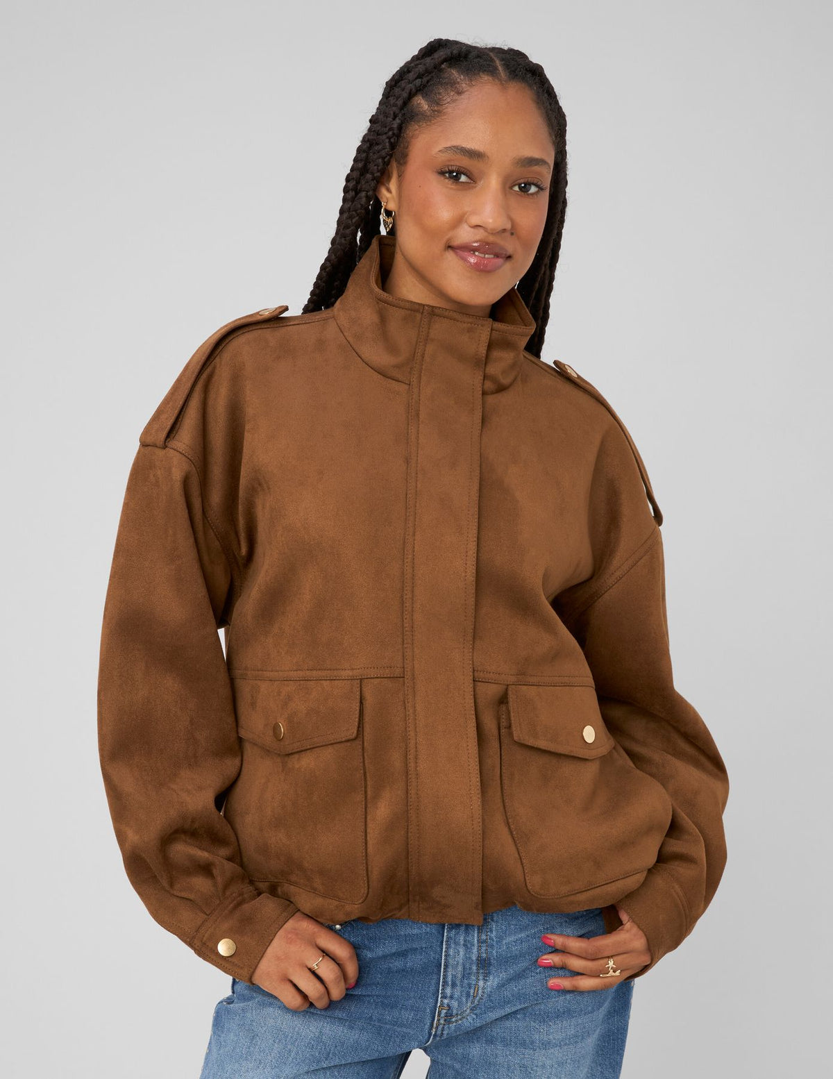 Blouson suédine - 1