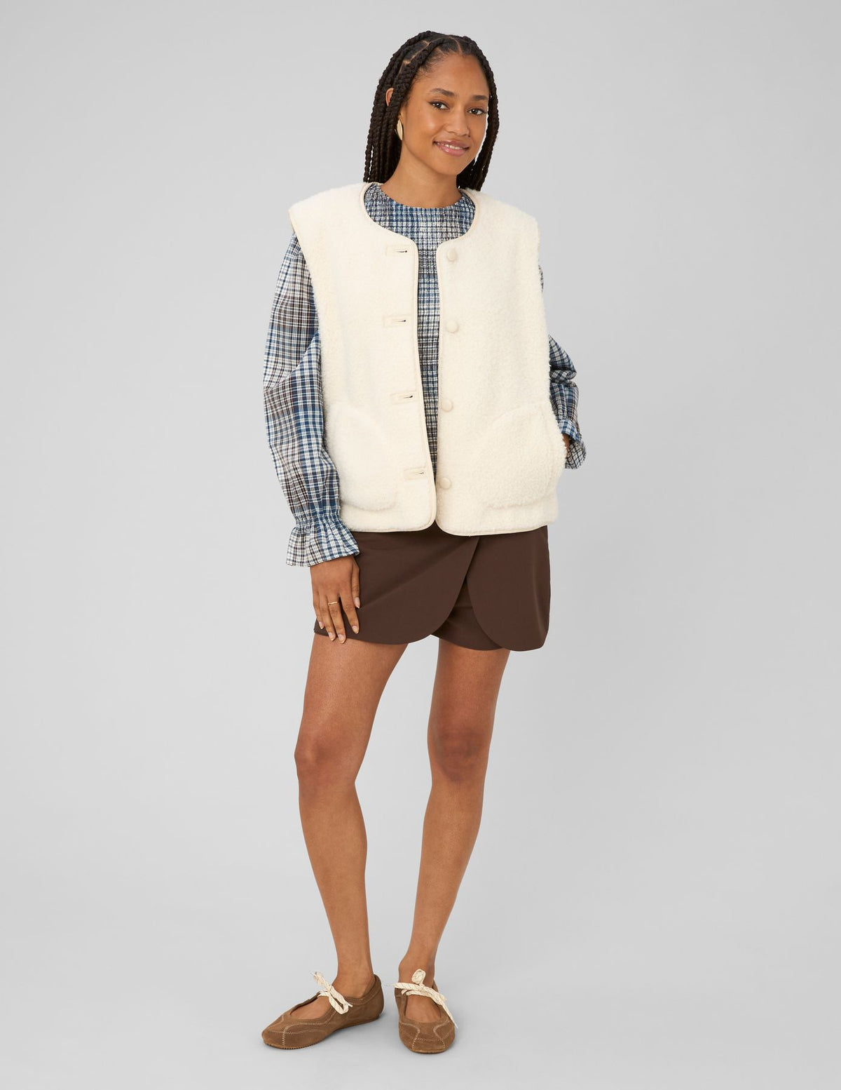 Gilet sans manches sherpa - 2