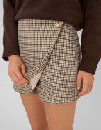 Jupe-short à carreaux - 2