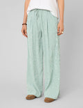 Pantalon large rayé - 1