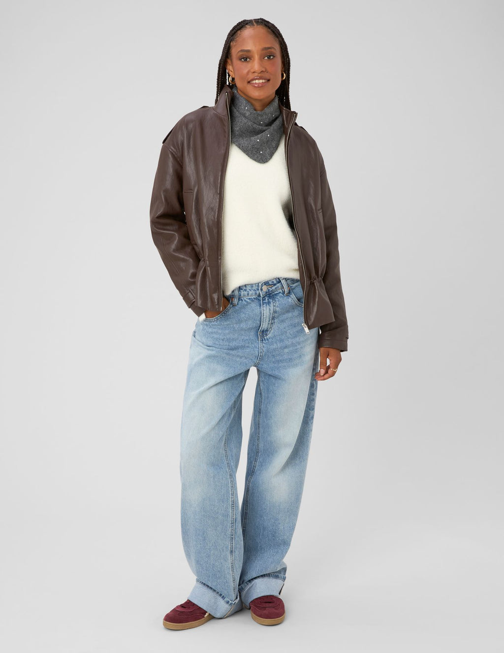 Veste en tissu enduit - 1