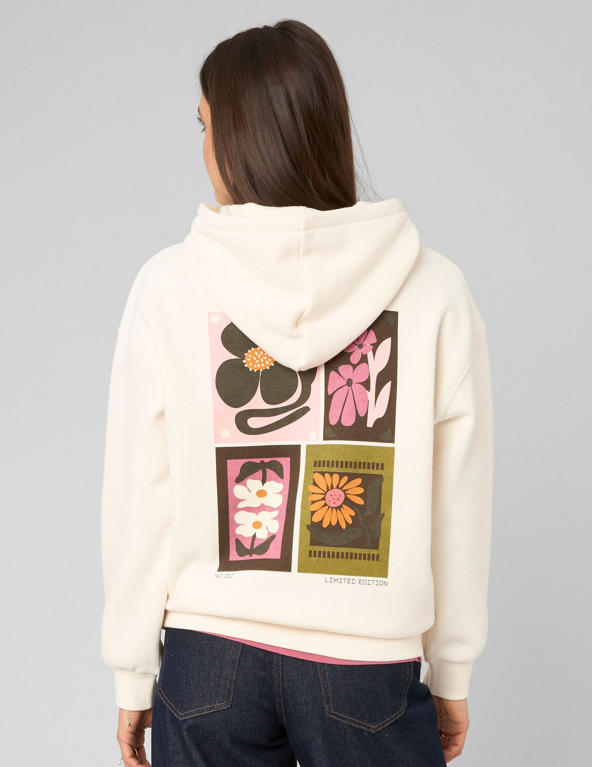 Sweat à capuche imprimé devant / dos - 2