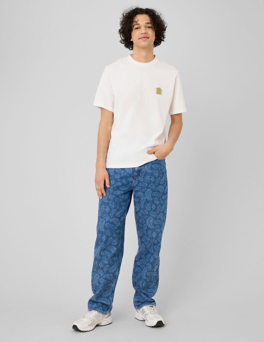 Jean loose paisley - 1