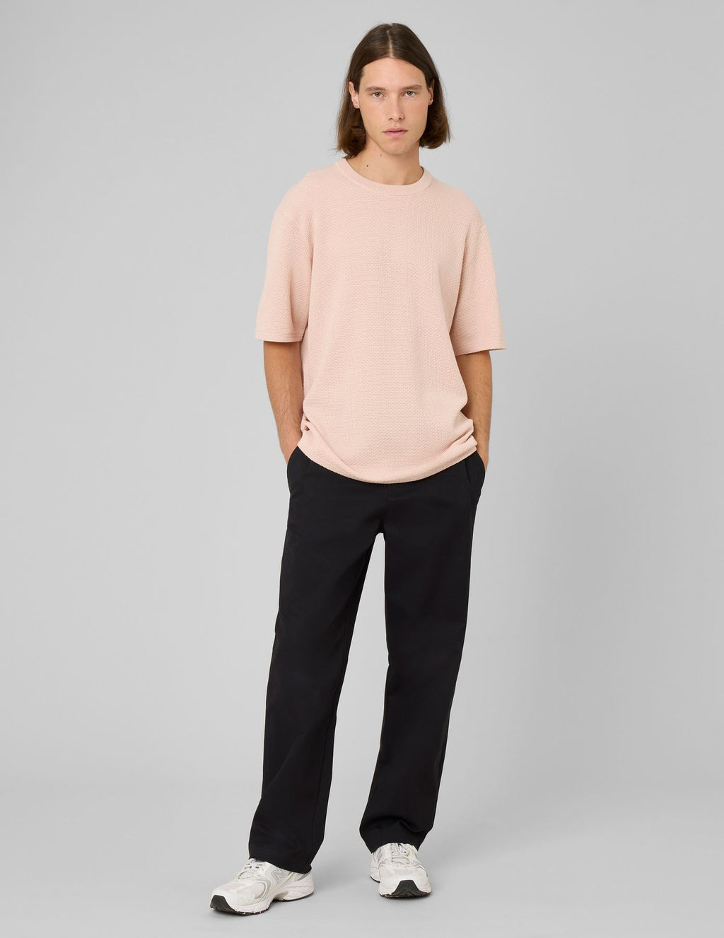 Pantalon chino à pinces - 1