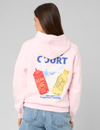 Sweat à capuche imprimé devant / dos - 1