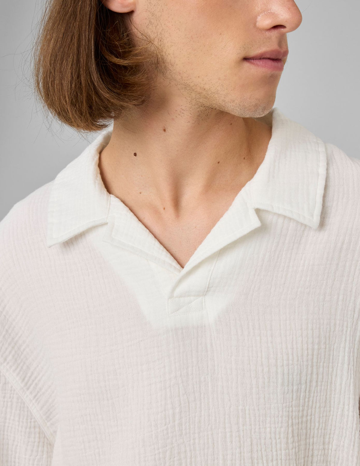Polo gaze de coton - 2