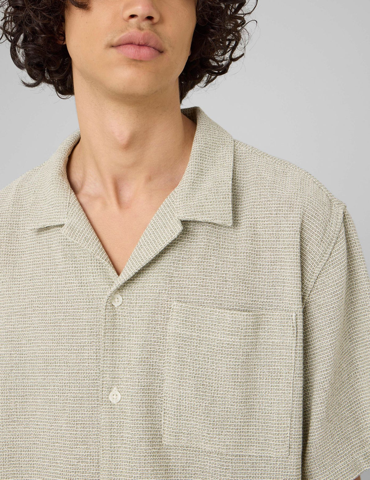 Chemise manches courtes texturée - 2